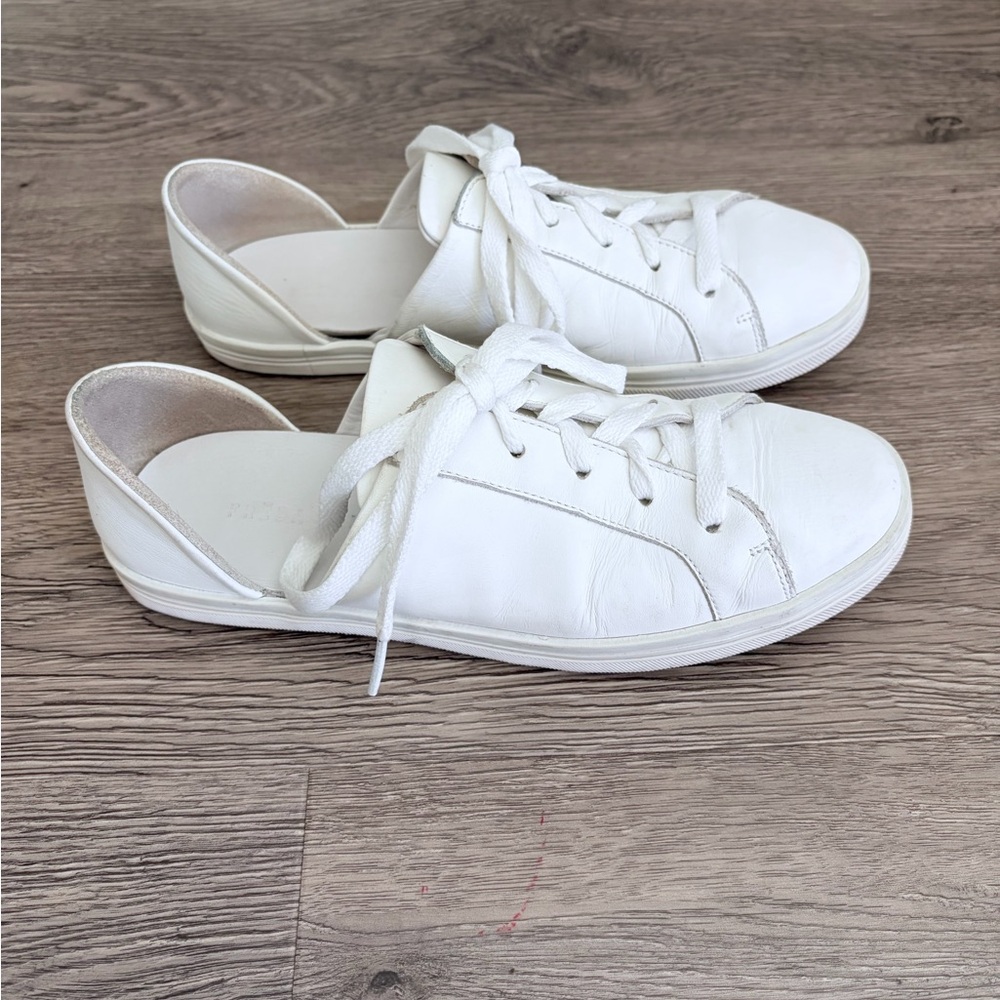 Freda Salvador Eda D’Orsay White Women's Sneakers, Size 7 - Picture 4 of 9